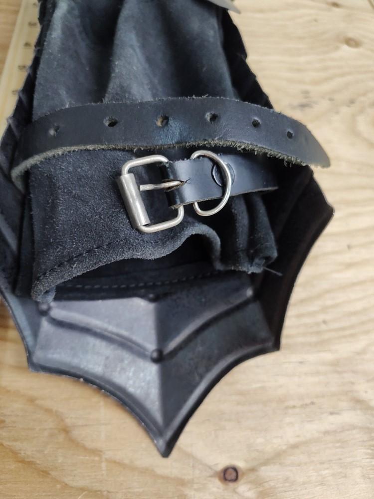 Medieval Silver Nazgul Gauntlets Unisex Steel Armor Gloves Crusader Costume