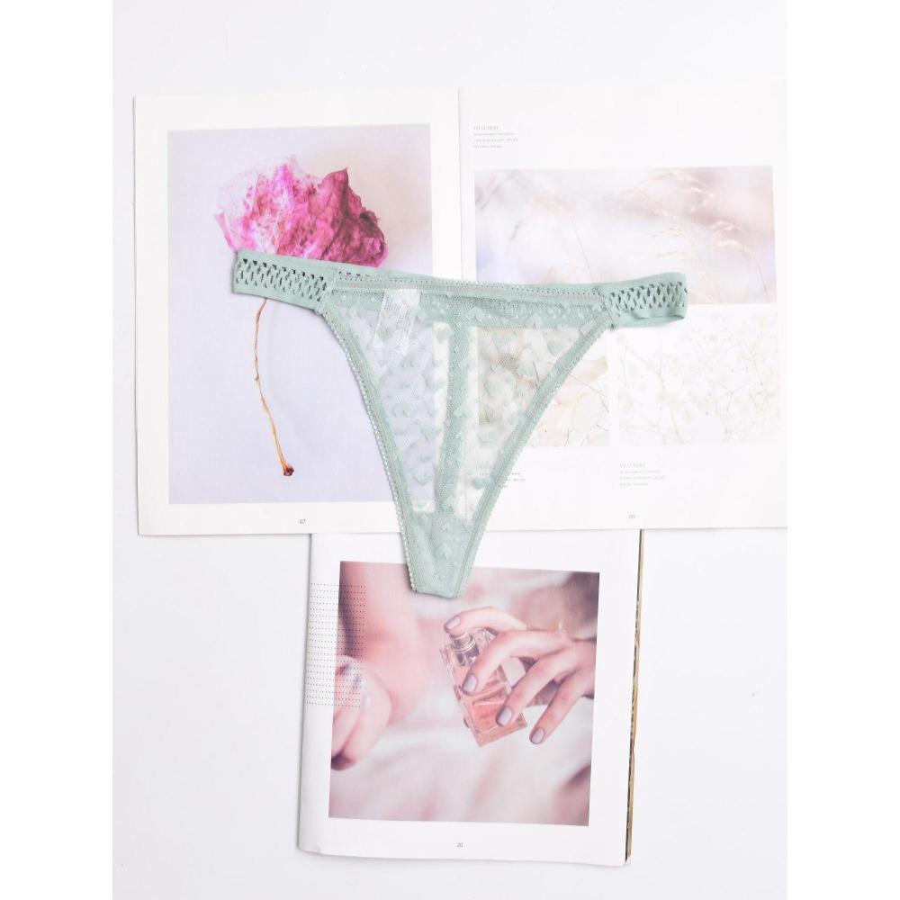 1/7цвета Женское Сексуальное Кружевное Кружевное Нижнее Белье Стринги G-String Листья Спина-Т Трусики 1шт LE2154