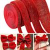 5 ярдов бархатных лент подарочная упаковка бант подарочная упаковка украшение своими руками рождественская лента