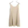 FOXEY Silk Blend No Sleeve One Piece 38 Beige Women Used