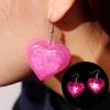 Модные серьги-подвески Сердце со светодиодной подсветкой Серьги-подвески Ювелирные изделия ко Дню святого Валентина