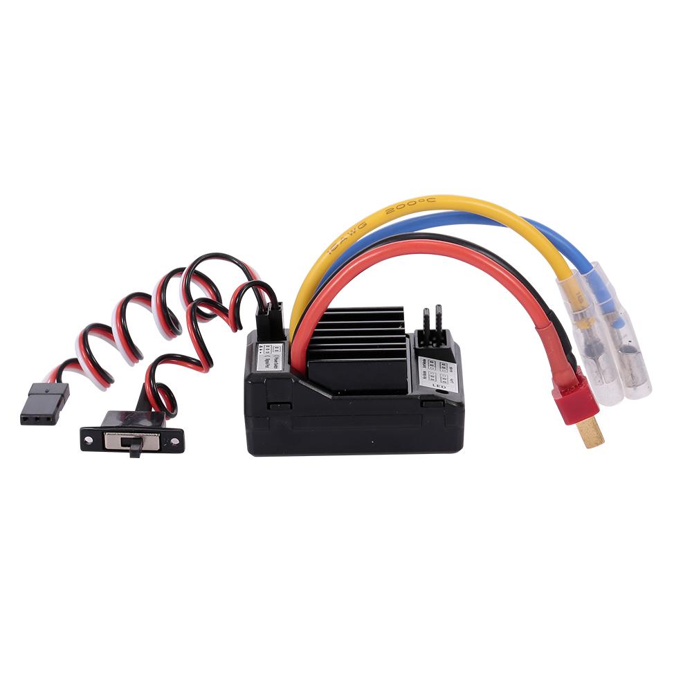 AX-D60A 60A Waterproof Brushed ESC Speed Controller for 1Celsius10 RC Car Truck RC Boat 2S 6-8S NiMh Battery
