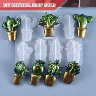 Силиконовая форма для кактуса, эпоксидная смола, форма для литья ювелирных изделий, ремесло