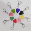 1/2/3Pcs Guitar Pick Holder Keychain Portable Travel Hanging Clear Plastic Pick Storage Case Metal Key Ring Guitarists Guitar Lovers Gift