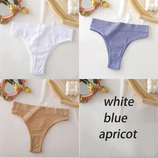 Women's Panties Seamless High Waisted Underwear Women Comfortable Panties Women Sexy Underpants For Women 3PCS/Set