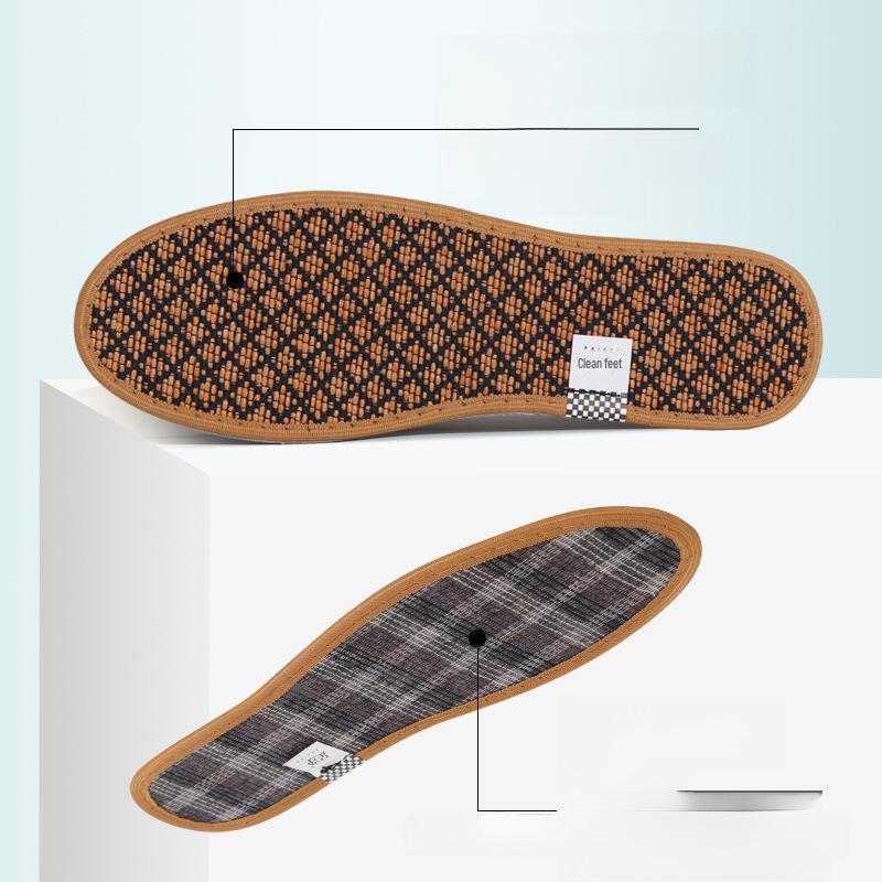 Травяные дезодорирующие летние/осенние дышащие впитывающие пот стельки для удаления запаха ног