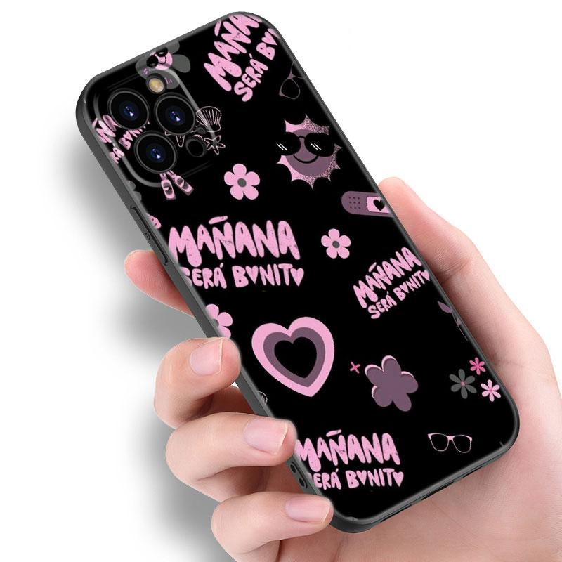 Чехол для телефона Karol G Manana Sera Bonito для Apple iPhone 12 13 Mini 11 14 15 Pro Max 7 8 X XR XS SE 2020 2022 черный силиконовый чехол