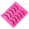 5 Pairs Beauty Makeup Black Cross Thick False Fake Eyelashes Eye Lashes Extension