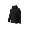 Anta Logo Print Hooded Comfortable Warm Down Jacket Unisex Outerwear Black 952347915-2
