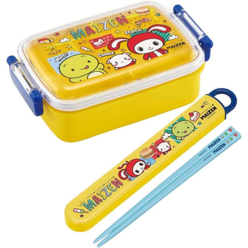 Skater Bento Box, 450ml, Maizen Sisters 23, Antibacterial, for Children, Made in Japan, RBF3ANAG-A