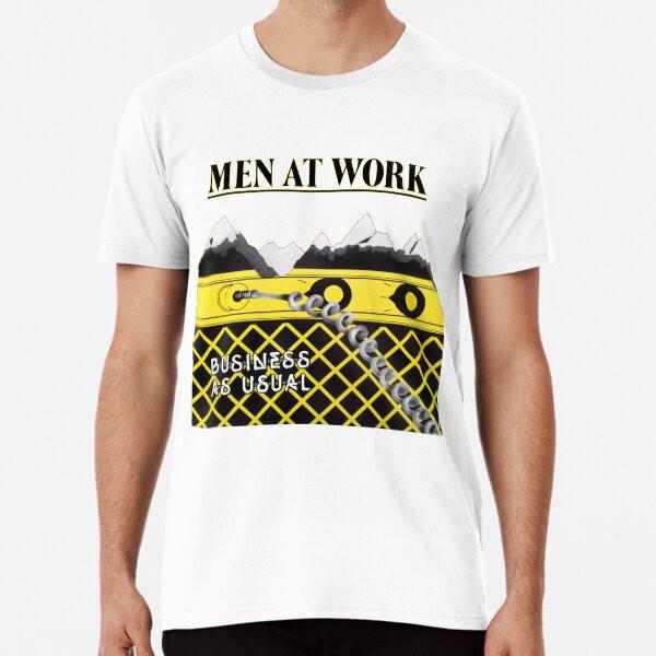 Men At Work Tee TShirt Made in Australia Unisex T-Shirt