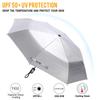 G4Free 46 Inch Compact Travel Umbrella Windproof UV Protection Silver Coating Automatic Parasol Ultra Lightweight UPF50+ Open/Close
