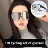 Cycling glasses myopia glasses men's and women's outdoor sports hiking sunglasses windproof and sand skiing goggles goggles