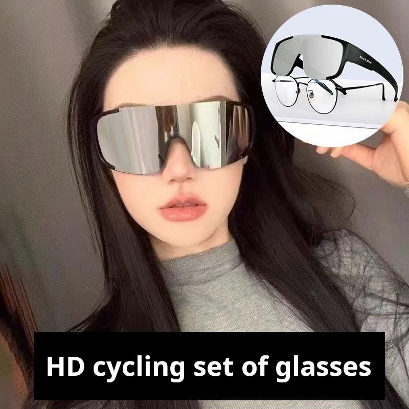 Cycling glasses myopia glasses men's and women's outdoor sports hiking sunglasses windproof and sand skiing goggles goggles