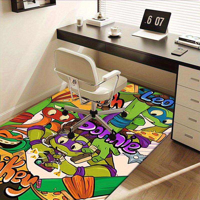 1pc Teenage Mutant Ninja Turtles Office Carpet Soft Polyester Entrance Carpet Washable Non slip Mach