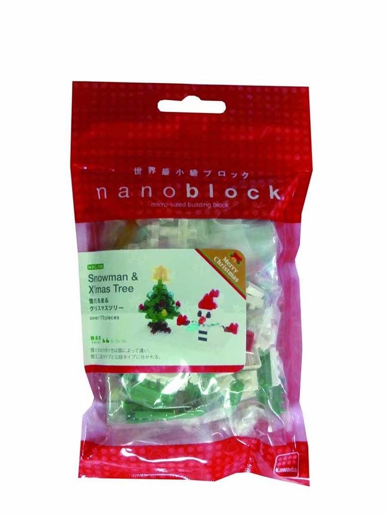 Nanoblock Snowman & Christmas Tree 2013 NBC-100
