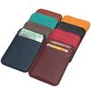Unisex Vertical Mini Slim Leather Card Holder ID Credit Card Holder Money Purse Case for Men Women Fashion Card Bag 11.5x8x0.5cm