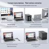 Кабель данных Thunderbolt 4 Type-C Male-to-Male, Высокоскоростной 40 Гбит/с, Зарядка PD 240 Вт, Зеркалирование 8K