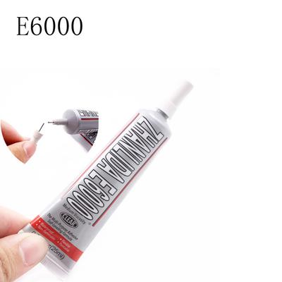 E6000 Клей 15 мл 25 мл 50 мл Кристалл Стразы Иглы для рукоделия Прозрачный гибкий клей Сильная фиксация Ювелирные изделия DIY Инструмент