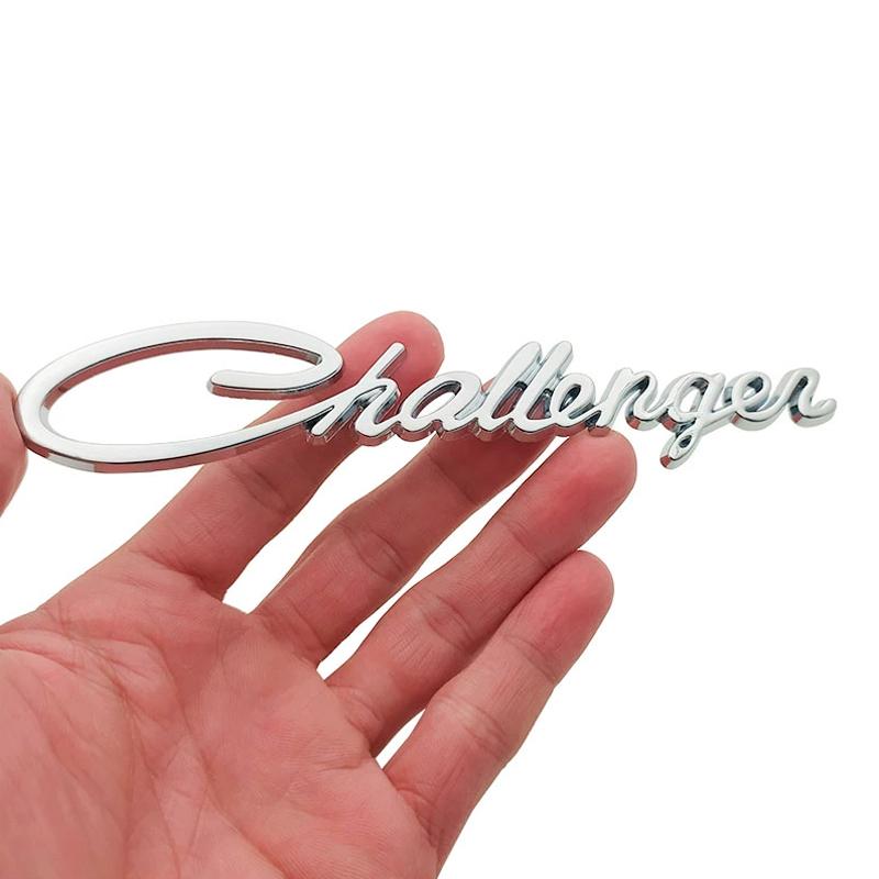 3D Металлическая Эмблема Challenger Значок Charger Наклейки Декали на Заднюю Крышку Багажника для Charger Challenger Аксессуары для Украшения Автомобиля Кольцо для Ключей