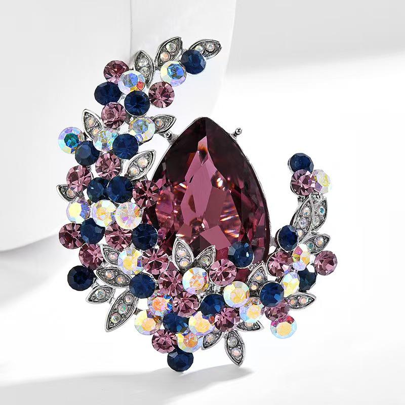 Изысканная брошь «Пион»: Высококачественная брошь в китайском стиле с цветочным узором для женщин, классический модный аксессуар и подарок