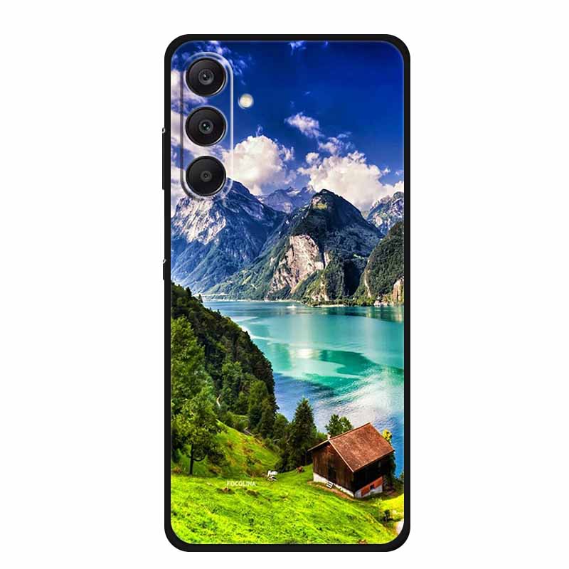 For Samsung S25 Plus 5G Case Planet Printed Cover Phone Coque For Samsung Galaxy S25 S25 Ultra Protector Soft Silicone Bumper 25