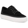 UGG Cakewalk Коровья кожа Низкие кеды Скользкая подошва Скейтбордические ботинки Унисекс Черный 1170554-BLK