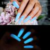 ROSALIND 6 цветов Night Glow Gel Polish Soak Off LED/UV Lamp Luminary Effect Base Top Coat для дизайна ногтей