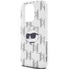 Karl Lagerfeld KLHCP15XHKLPCHT iPhone 15 Pro Max 6.7" transparent hardcase IML Choupette Head & Monogram