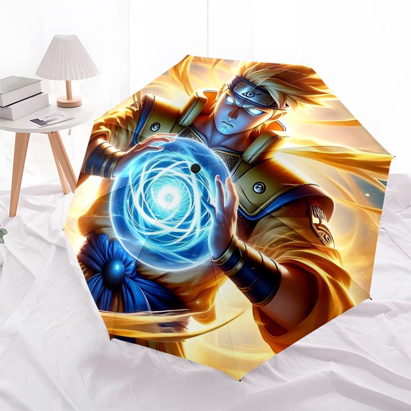 1pc Naruto Automatic Open/Close Umbrella, Lightweight Design for Everyone,Durable Canopy yy251014043