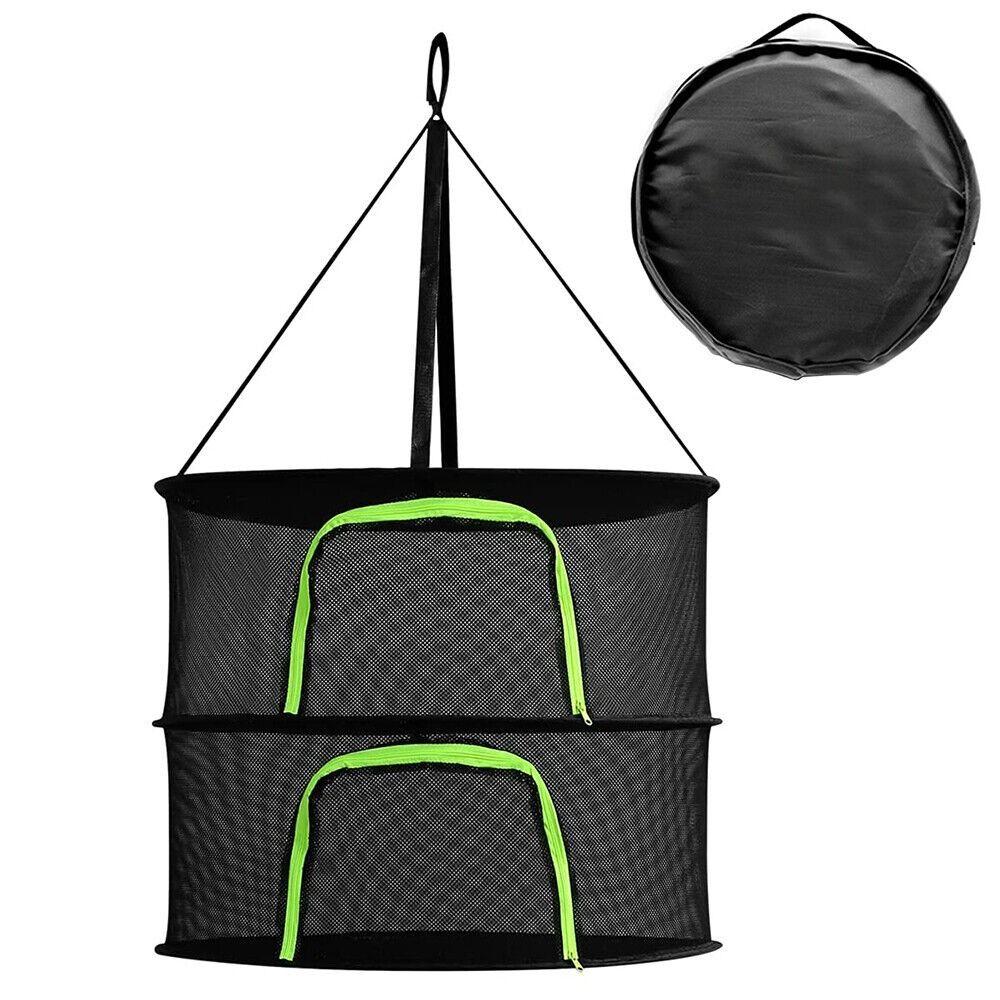 Для растений Подвесная сушилка для бобов с застежкой-молнией Сушильная сетка для трав Подвесная сушилка Сетка для сушки