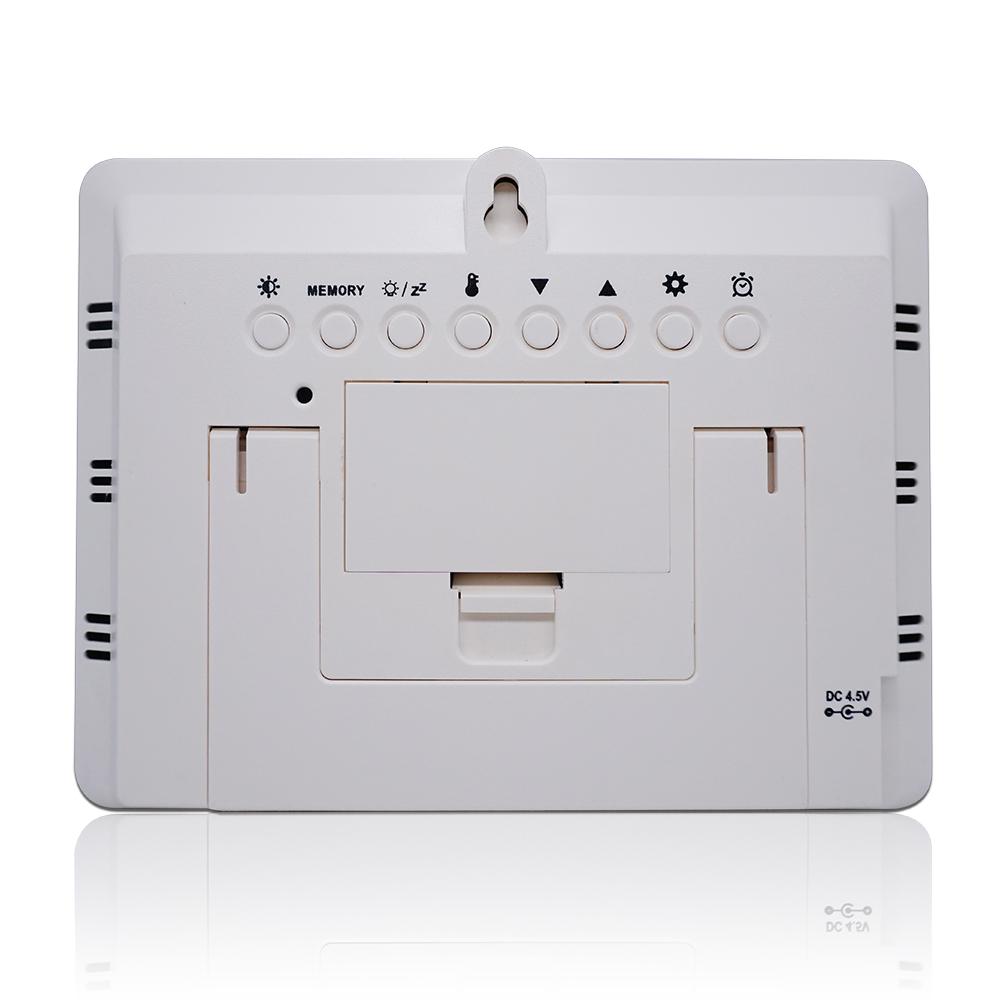 2019 оригинальные цифровые метеостанции, будильник, температура, влажность, цифровые часы, подсветка, функция повтора, часы