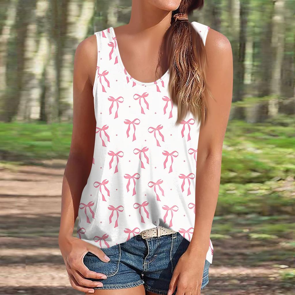 Женская майка, нарядные повседневные рубашки, летние свободные майки, милая модная одежда, блузки без рукавов