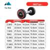 Youwan Rubber-Coated Round Head Steel Dumbbells
