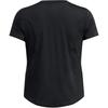 Under Armour Мягкая удобная футболка с круглым вырезом и коротким рукавом, женские топы, черный цвет 1386400-001