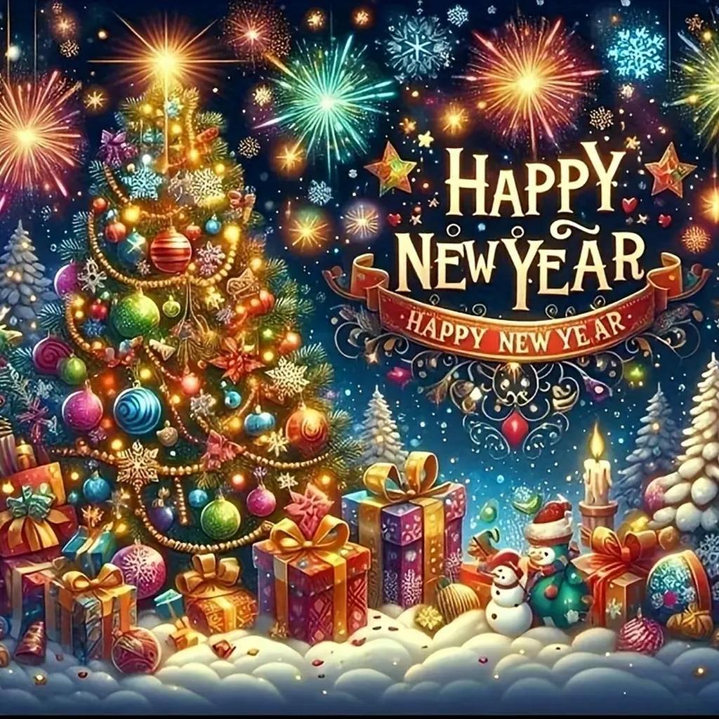 DIY Полная круглая алмазная картина вышивка крестом Счастливого Рождества Санта-Клаус Снеговик Домашнее украшение Искусство Алмазная живопись 5d Алмазная художественная живопись