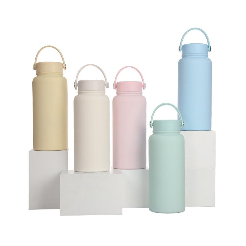 304 Stainless Steel Thermos Cup Large Capacity Portable Portable Space Pot Outdoor Sports Kettle