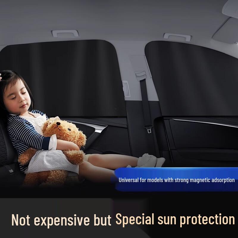 Умная шторка на окно автомобиля - Магнитная штора для приватности, полное затемнение и теплоизоляция
