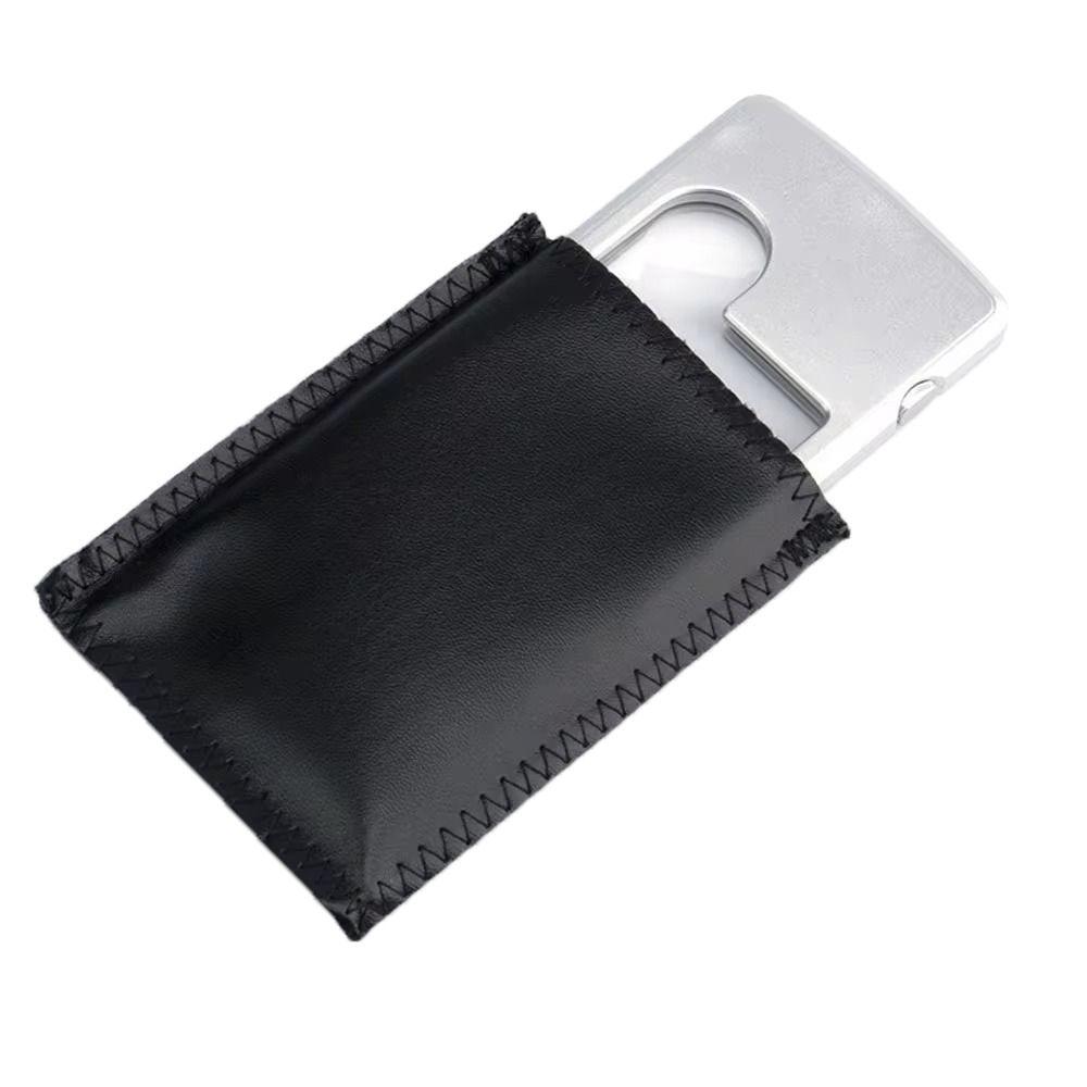 Mini Jewellery Magnifying Glass LED Reading Magnifying Durable Card Type Magnifying Glass Elderly