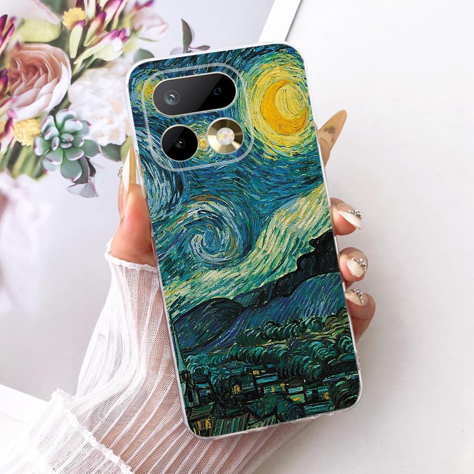 For Realme 16 Pro Plus Case RMX5131 Cute Cat Peacock Painted Cover Soft Slim Phone Case For Realme 16 Pro Realme16 Pro+ 5G Shell