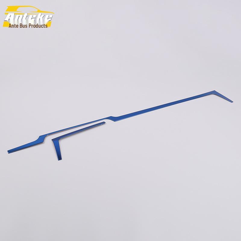 Mingtu Center Console Trim: Fits 17 Models - Electroplated Dashboard Decorative Strip for Cars