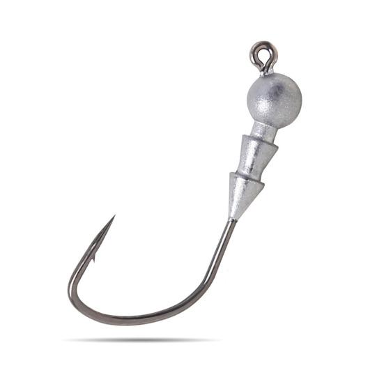 5 Pcs Barbed Fishing Hooks Bait Holder Hooks Freshwater Saltwater Fishing Hooks for Shrimp Lure Bass Carp Catfish Bait