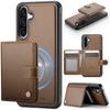 For Samsung Galaxy A36 5G Case JEEHOOD J09 RFID Blocking Card Holder Leather Back Phone Cover Magnetic Case