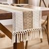 Table Cloth Macrame Table Runner Farmhouse Style Modern Farmhouse Decor Rustic Woven Cotton Festival Home Decoration