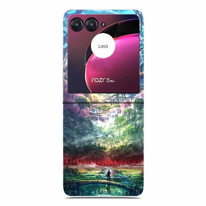 Чехол для телефона Motorola Razr 50 Ultra Case 50Ultra Прозрачный Пластик / ПК Жесткий Coque Для Moto Razr Plus 2024 Складной Чехол 6.9" Funda