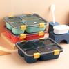 Bento Box Portable Outdoor Food Storage Containers Leak-Proof Lunch Box For Kids With Soup Cup Breakfast Boxes