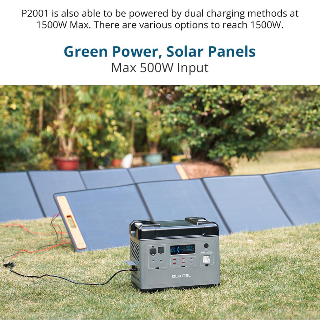 Dropshipping Solar Outdoor Emergency Power Supply Portable Energy Storage 2000W Mobile Lifepo4 Generator Portable Power Station