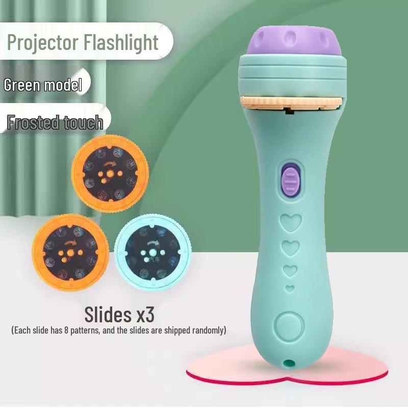 Children's Story Projector: Educational Luminous Toy with Cognitive Pattern Slides for Bedtime.