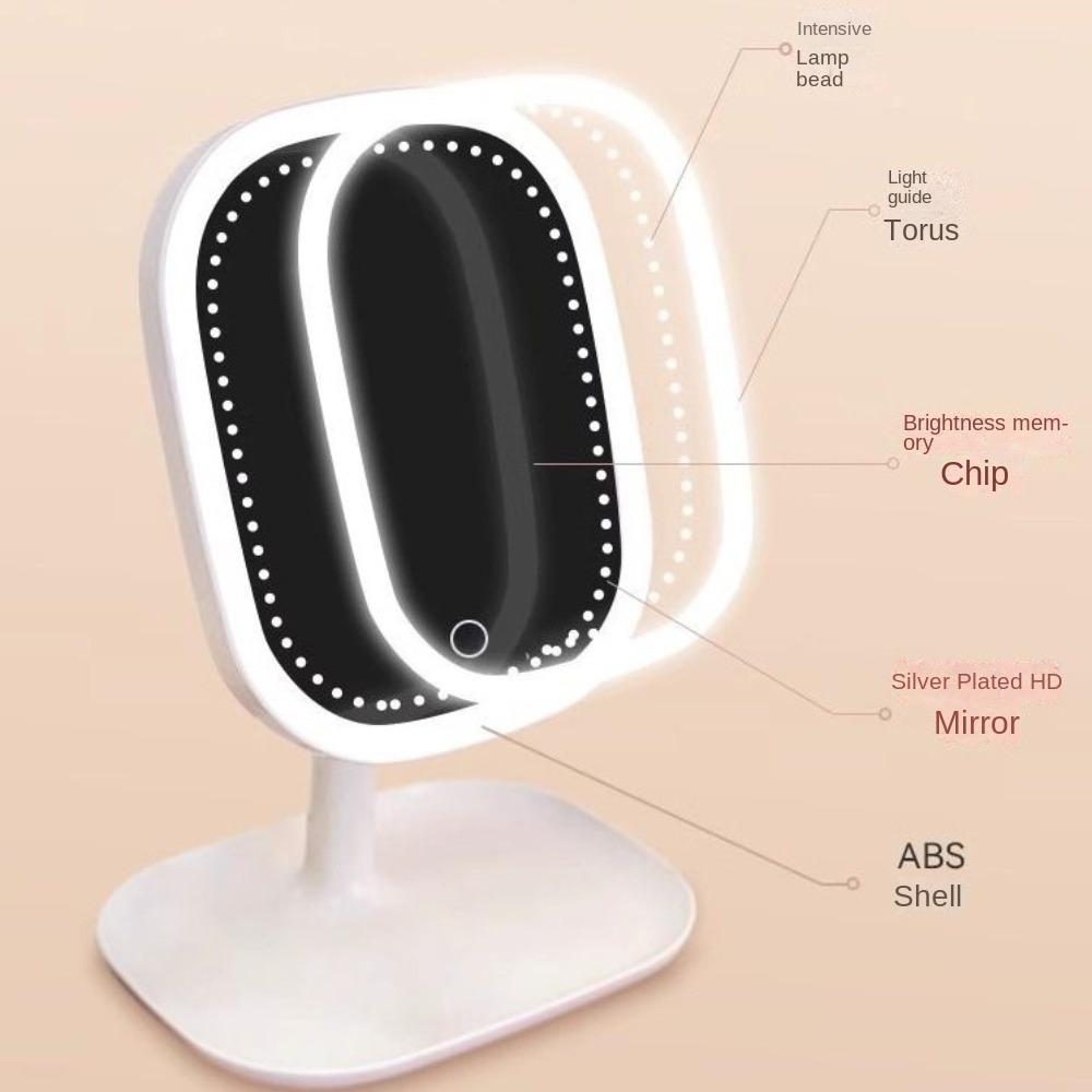 Light Up Your Beauty LED Cosmetic Mirror with Dimmable Smart HD Table Mirrors  Girl Birthday Gift