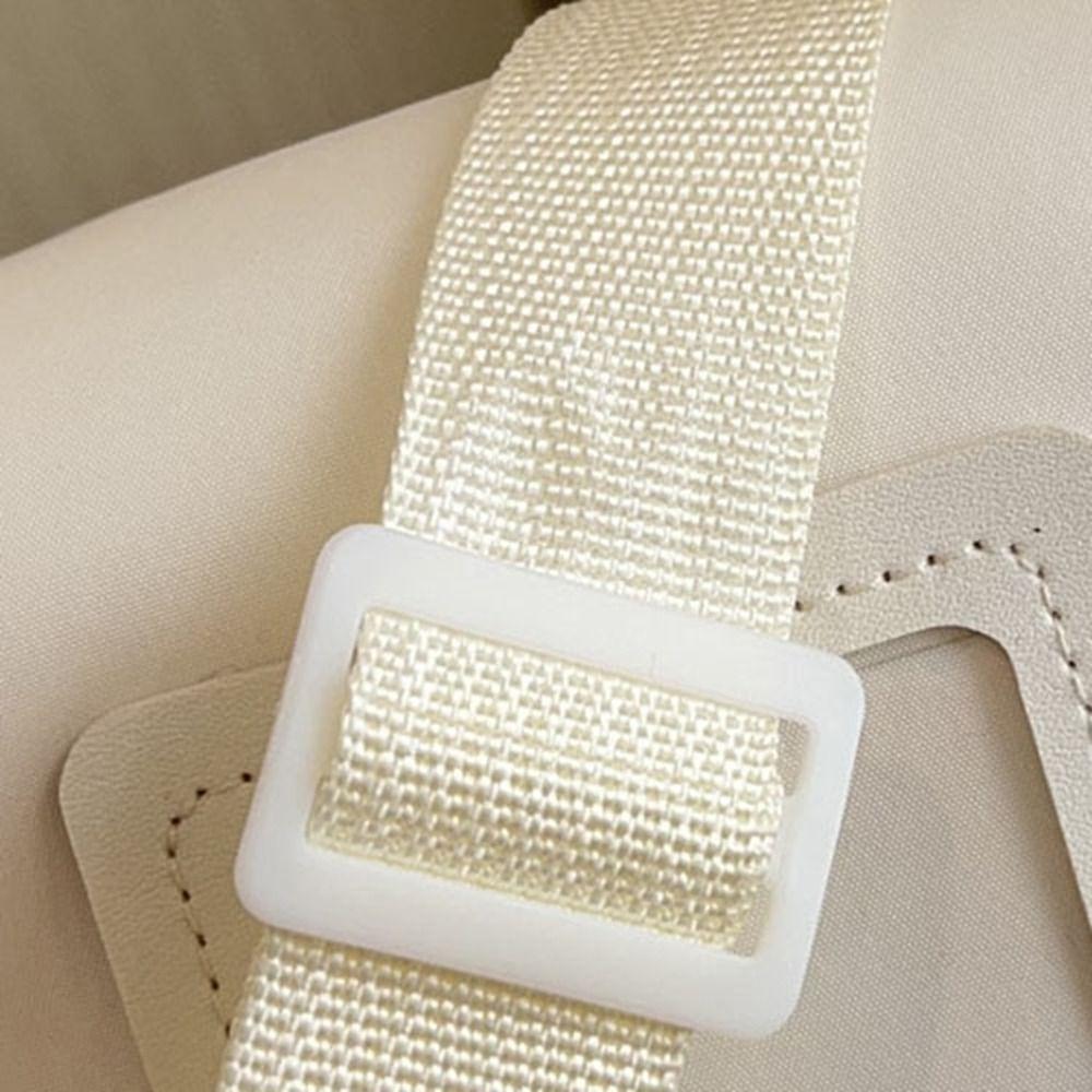 Zipper Bag Solid Color Itabag Cotton Doll Bag Shoulder Bag Creative Transparent Bags Women